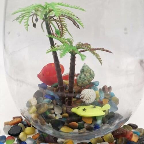 1000g Colorful Stone Gravels Decorative Beads Polished Rocks Swimming Pool Garden Ornament Fish Tank Vase Aquarium Home Garden