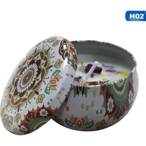 For Retro Dried Flower Scented Candles Gift Set Natural Soy Wax Aromatherapy Candles Fragrance Kit Home Decor