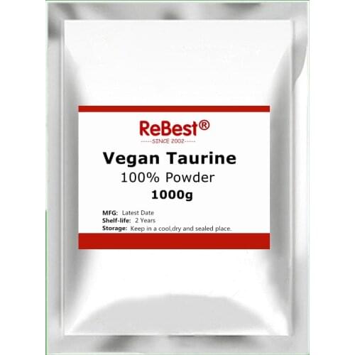 Best 100% Super Vegan Taurine Powder,Boosts Energy & Athletic Performance Promote Heart Healthy,L-Taurine Sulfamic Acid