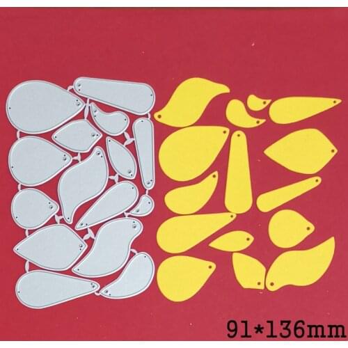 Metal steel cutting dies layer drop earring 2021 new craft cut die Scrapbooking paper knife mould blade punch stencils dies