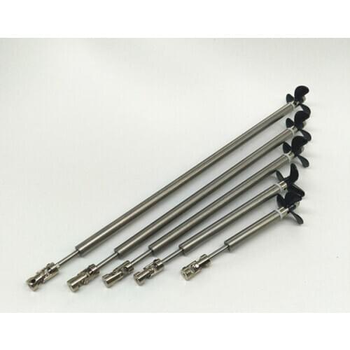 Model Boat 4mm Ship Shaft Drive Shaft +Cardan Joint+3 Blades Propeller +Stainless Steel Shaft Sleeve+Gasket/set DIY toy boat