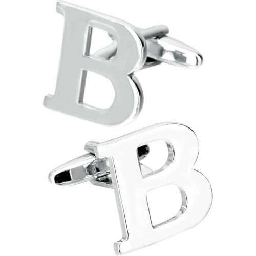 Mens English Letter Shirt Cufflinks Cuff Nails Suit Clothing Man Wedding Gift Jewelry French Cufflink Initials Cuff link Buttons