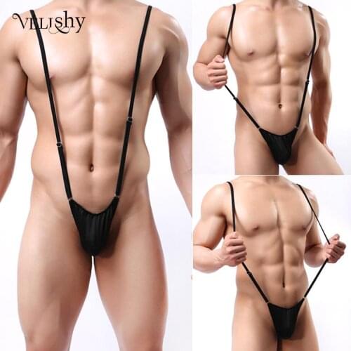 Sexy Mens Strap Underwear Male Thong Men Leotard Thongs Man Body Costume Bodysuit Stage Perform Bandage Lingerie