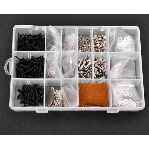 Hair scissor parts Scissors Repair kits accessories including bumpers/finger rests/screw keys/stainless steel washer PJ-0037