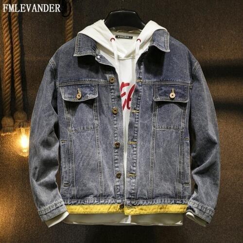 New Trend In 2020 Fashion Gray Denim Jacket Jeans Jacket Men