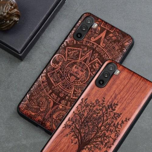 New For Huawei Mate 40 Lite Case Slim Wood Back Cover TPU Bumper Case On Huawei Mate 40 Lite Phone Cases