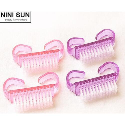 New Trendy Nail Dust Shape Clean Plastic Manicure Small Design Art Horn Shape Clean Plastic Manicure Small Design Nail art tool
