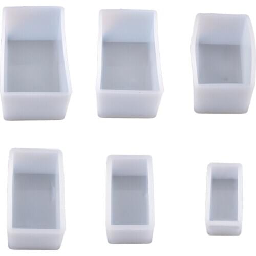 DIY Crafts Making Crystal Epoxy Resin Mold Resin Dried Flower Filling Cuboid Ornaments Decor Silicone Mould