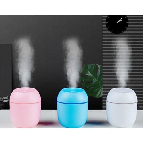 250ML USB Air Humidifier Aroma Diffuser Cool Mist Maker Car Home Office Essential Oil Humidifier Aromatherapy with LED Light