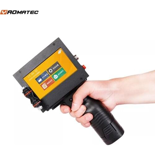 20 Languages Handheld Inkjet Printer 12.7mm QR Bar Batch Code Date Number Logo Expiry Date Label Portable Jet Inkjet Printer