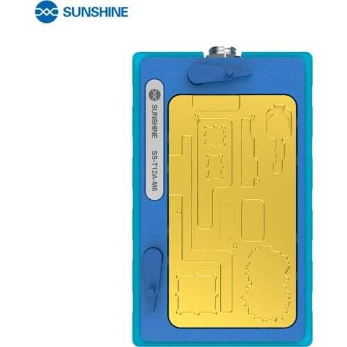 Sunshine T12A M6 6 In1 Motherboard Layer Heat Station Precise Position Constant Temperature For IPX XS XSMAX 11 11PRO