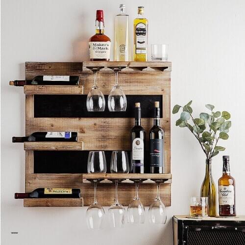 Handmade Modern Wine Rack Wine Rack wine Stand Mini Bar 70x70cm