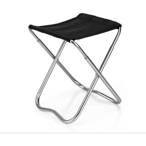 Super light aluminum alloy stool portable camping folding stool fishing chair