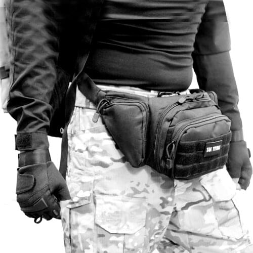 TAK YIYING Tactical Men Waist Pack Nylon Hiking Pouch Outdoor Sports Army Military Hunting Climbing Camping Belt Bag