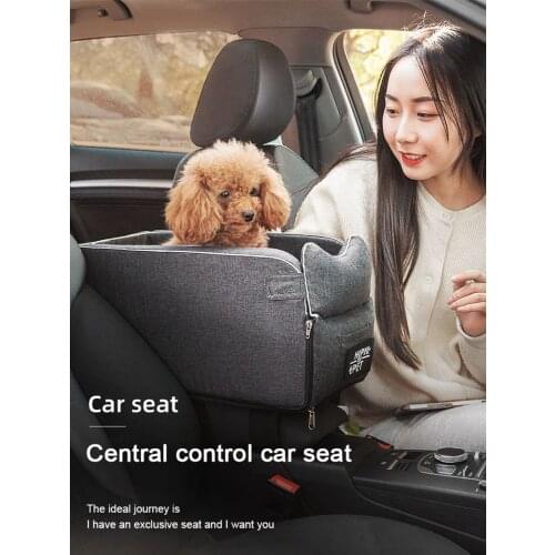 New Arrival Pet Dog Car Cushion Center Control Nest Kennel Safety and Soft Seat Teddy Bomei Cat Products Pet Supplies