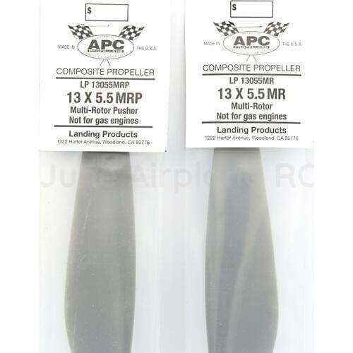 1Pair USA APC 1355MR 1355MRP 1455MR 1455MRP original Propeller for Multi-rotor Copter QuadCopter Grey Color