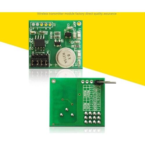 High stability PCB Circuit Board Micro 4CH Remote Control DC9V-12V RF Wireless Transmitter Module Transmitting Signal 10pcs/lot