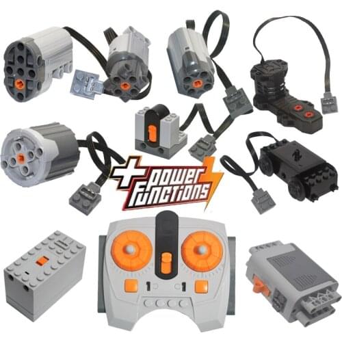 High-tech Parts Motor Multi Power Functions 8293 8883 Tool Servo Train Motor PF Model Sets Building Blocks Compatible All Brands