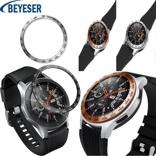 22mm New Watch Protection Circle For Samsung Galaxy Watch 46mm /Gear S3 Frontier Bezel Ring Adhesive Cover Anti case Accessories