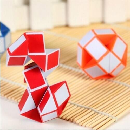 1@#1pcs Gules Stress Relief Cube Stress Reliever Fun Toys Stress Rainbow Strange Shape Puzzles