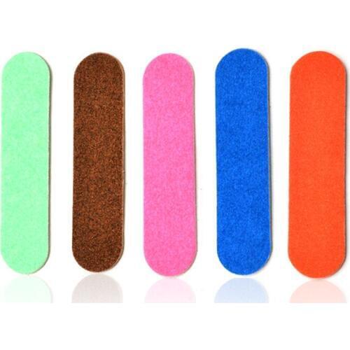 10Pcs/Lot Wooden Nail File Sanding Buffer Files Salon Manicure Tool Random Color Salon Manicure Professional Use Tool