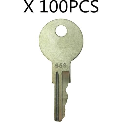 100 Pcs 556 Key For Ford New Holland Gradall Hyster Lull Yale Forklift Ignition Keys PK556