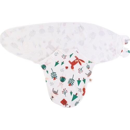 2PCS Baby Swaddle Blanket Cotton Comfortable Baby Sleeping Blanket Storage Blanket Storage Blanket Baby Child Wrapped Blanket