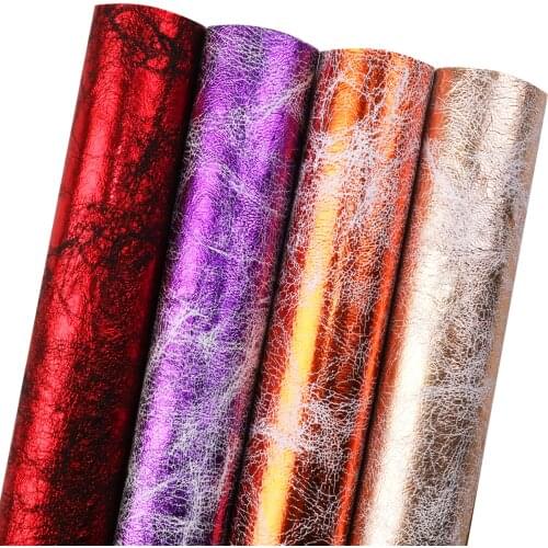 20*33cm Crack Faux Synthetic Leather Fabric For Bow-knot Bags Wallet Earring Phone Case Scrapbook DIY,1Yc18493