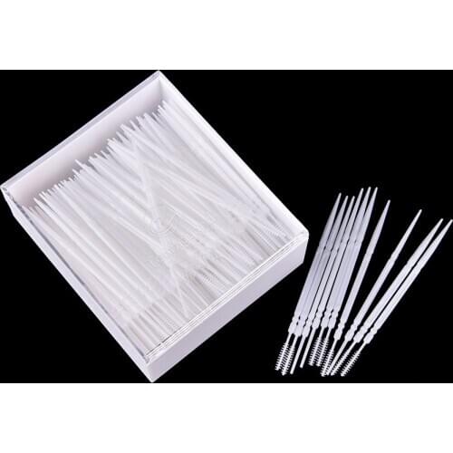 300pcs/lot Plastic 2 Way Toothpicks Teeth Cleaner Oral Care Bar Tableware Decorative Wholesale