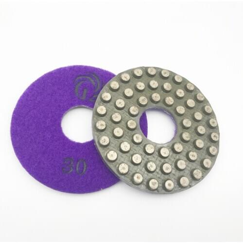 4" grit 30 Metal Grind Polish Edge Pad Concrete Floor for Angle grinder