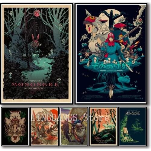 5d Diy Diamond Painting Ghibli Movie Princess Mononoke Diamond Mosaic Embroidery Cross Stitch Full Drill Art Set Home Decor Gift
