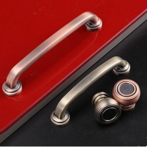 96mm 128mm American style vintage furniture handles antique brass dresser kitchen cabinet door handle antique copper drawer knob