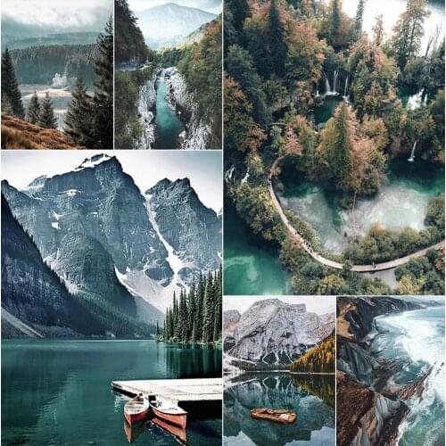 Diamond Painting Landscape 5D DIY full Drill Embroidery gift Handmade hobby Cross Stitch Tools Kits Mosaic Home Decor Art Mural