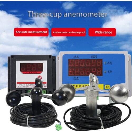 Anemometer Wind Speed Alarm Tower Crane Anemometer Tower Wind Speed Tester Meter