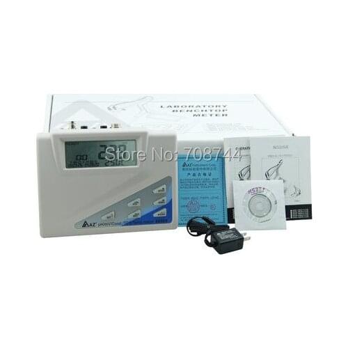 AZ86505 Benchtop Digital PH Meter with Multiple Parameters LCD Display ORP Meter Conductivity Salinity Tester
