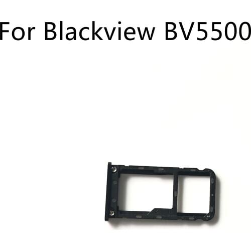 Blackview BV5500 Original Used Sim Card Holder Tray Card Slot For Blackview BV5500 MTK6580P 1440x720 5.5" Smartphone