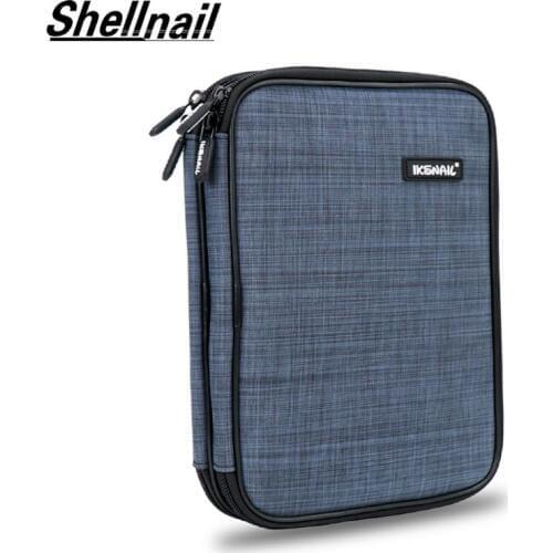 Shellnail Large Capacity External Storage Power Bank Bag Charger SSD For iPad Mini Travel Bag Hard Disk Earphone Digital Case
