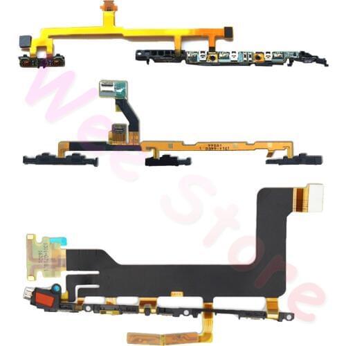 For Sony Xperia XZ XZs XZ1 XZ2 XZ3 1 2 3 Compact Premium Power/Volume Buttons Side Key Power Flex Cable