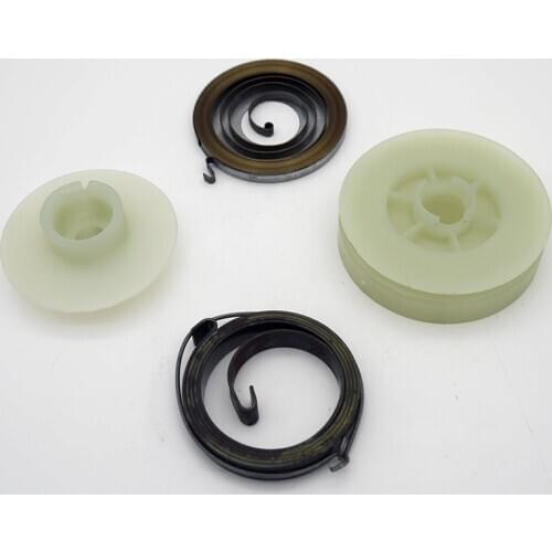 Electric Chain Saw Easy Starter Pulley with 2 Springs Fit For 4500 5200 5800 45cc 52cc 58cc Gas Chainsaw Spare Parts