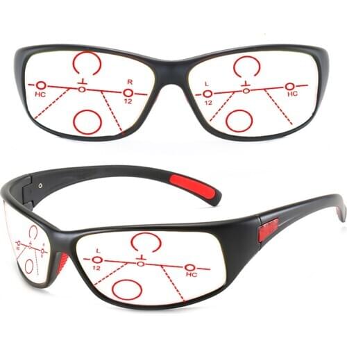 Stick Face Sports Comfortable Progressive Multifocal Reading Glasses +0.75 +1 +1.25 +1.5 +1.75 +2 +2.25 +2.5 +2.75 To +4
