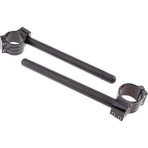 Clip-On Motorcycle Handlebar Levers Bar Metal Bar Force Wheel For Motorcycle - 48mm