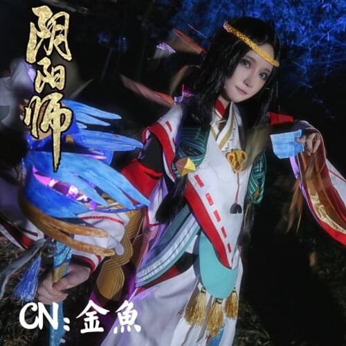 COSPLAYONSEN Game Onmyoji Yaobikuni Cosplay Costume full set