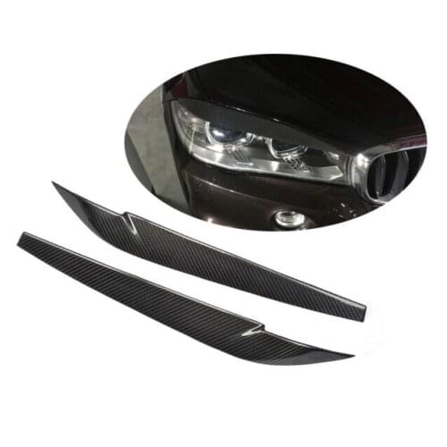 Carbon Fiber Headlight Eyelids Eyebrows for 2015-2017BMW F15 F16 X5 X6 X5M X6M
