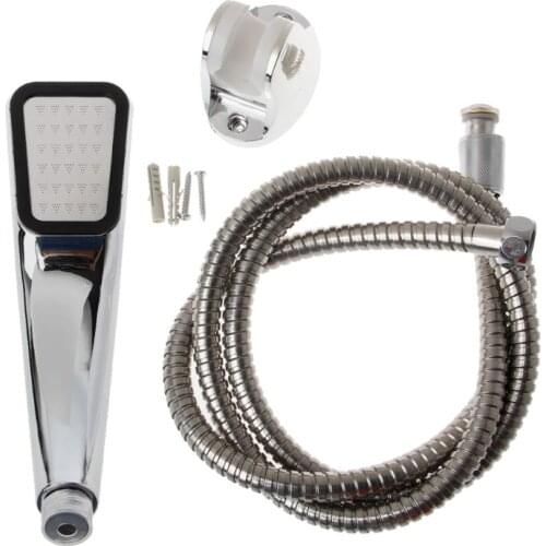 300 Holes Shower Head Water Saving High Pressurized Bathroom Handheld Shower Set