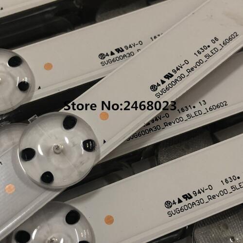 New Original for Vi zio E60-E3 LED Strip SVG600A30_Rev00_5LED_160602 61cm 10 Pieces/set