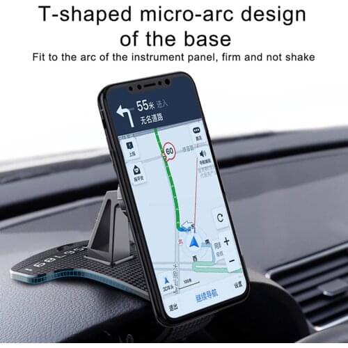 New Car Phone Mount Dashboard Car Phone Holder Fits 3 To 7 Inch Phone Car Clip Mobile Phone Navigation Bracket Hot