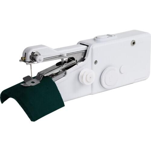 Mini Portable Handheld Sewing Machine Stitch Sew Needlework Cordless Clothes Fabrics Electric Sewing Machine Stitch Set