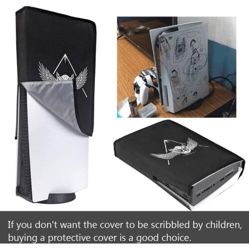 For PS5 Console Dust Cover Anti-scratch Protector Case Washable Dustproof Covers For PlayStation 5 PS5 Console Game Accessories