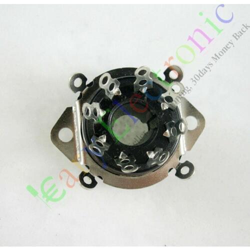 Wholesale and retail 4X 8pin Bakelite vacuum tube socket octal valve base Chassis EL34 KT88 6550 6SN7 free shipping
