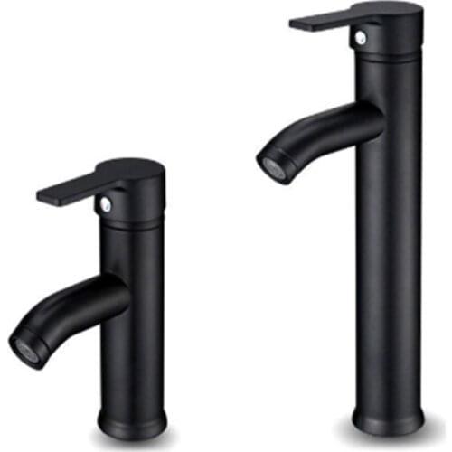 Single Handle Bathroom Basin Faucets Cold/Hot Mixer Basin Sink Tap Black Water Kitchen Faucet Bathroom Accessories